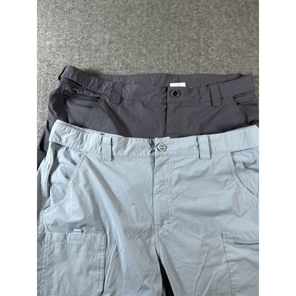Lot Of 2 PALMYTH Fishing Cargo Shorts‎ Men Large Vented Outdoors